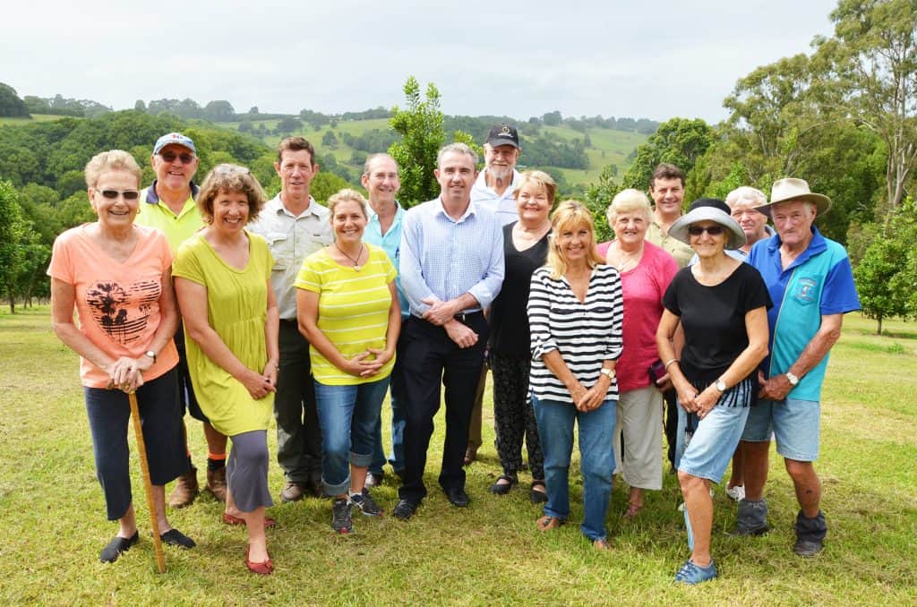Members of the Green Army of Tregeagle Landcare Group