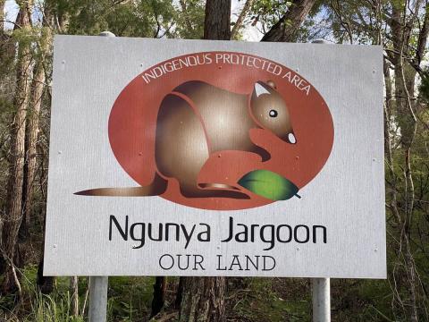 Indigenous Protected Areas sign
